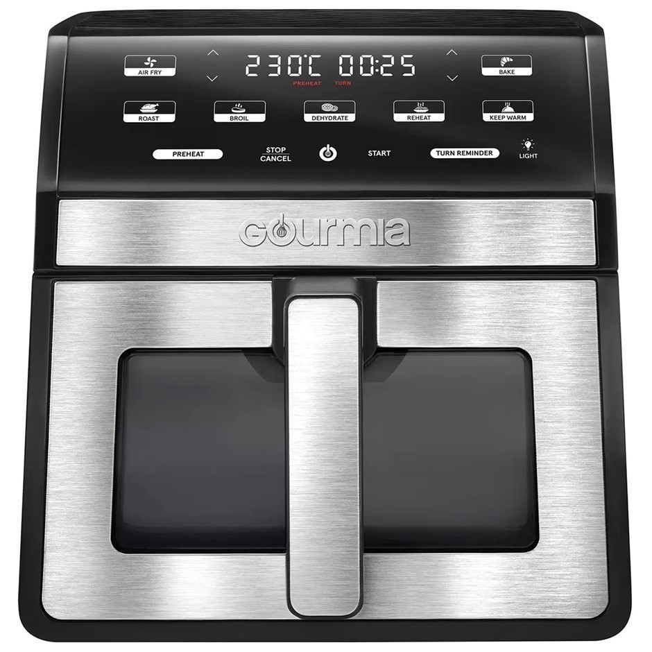 GOURMIA 7.6L Air Fryer, Black, Model GAF858. NB: Minor use, not in original