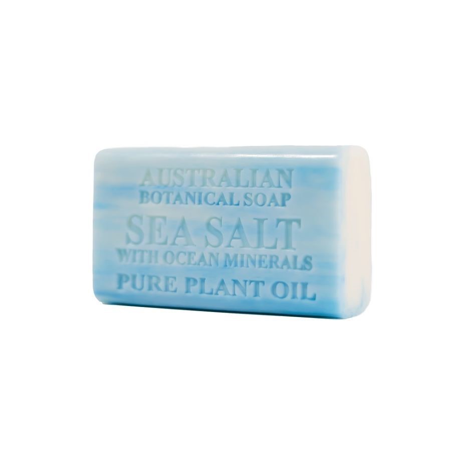 8 x BOTANICAL SOAP Sea Salt w/ Ocean Minerals, 200g Bars. NB: Some bars are