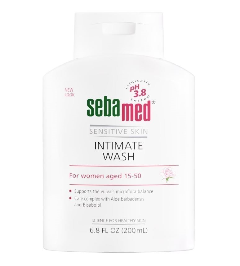 3 x SEBAMED Intimate Wash For Women Aged 50+, 200ml.