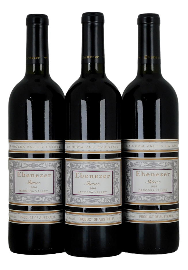 Ebenezer Shiraz 1994 (3x 750mL), Barossa Valley.