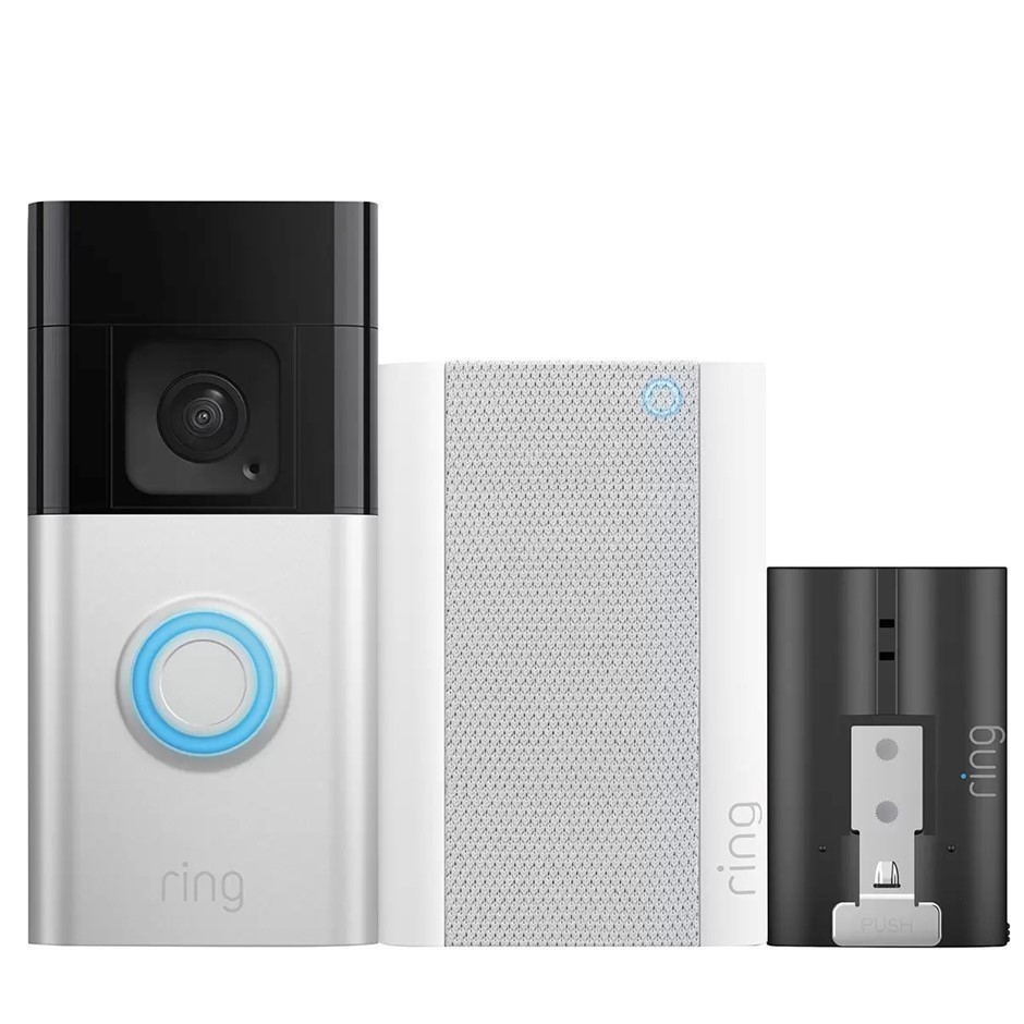 RING Video Doorbell Plus With Chime Pro And Quick Release Battery .