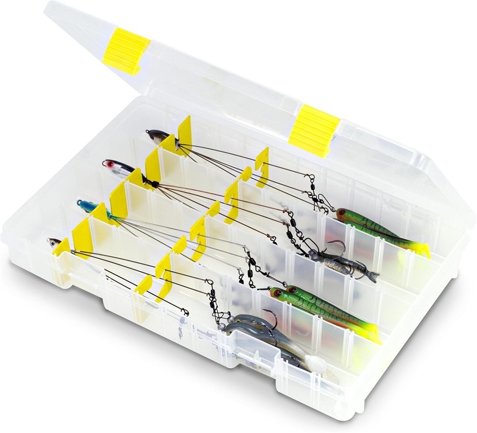 Plano Alabama Rig Box Only, 3700 Size with Yellow Dividers