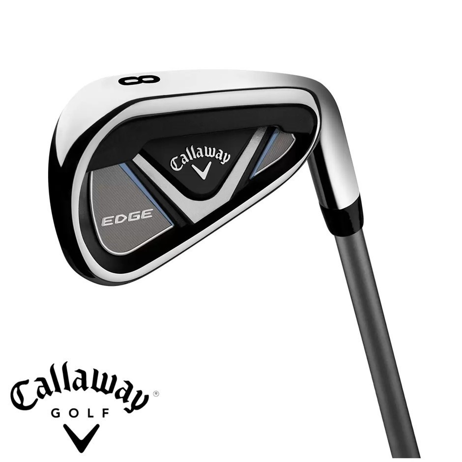 CALLAWAY Edge Men's Right Handed Graphite Iron Golf Club, No. 8.