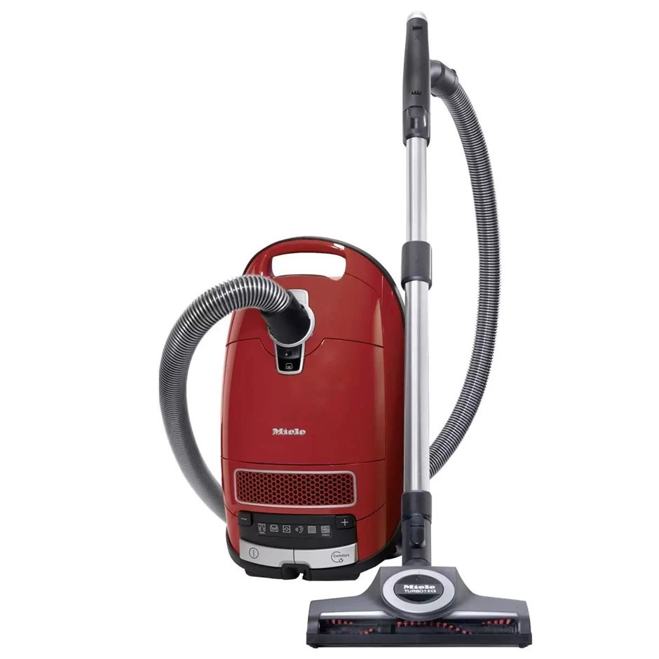 MIELE C3 Cat And Dog Powerline Vacuum, Ruby Red, Made in Germany. NB: Has b