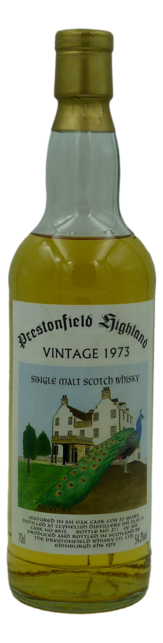 Prestonfield Highland 1973 Vintage Single Malt Scotch 54.3% (1x 700mL),
