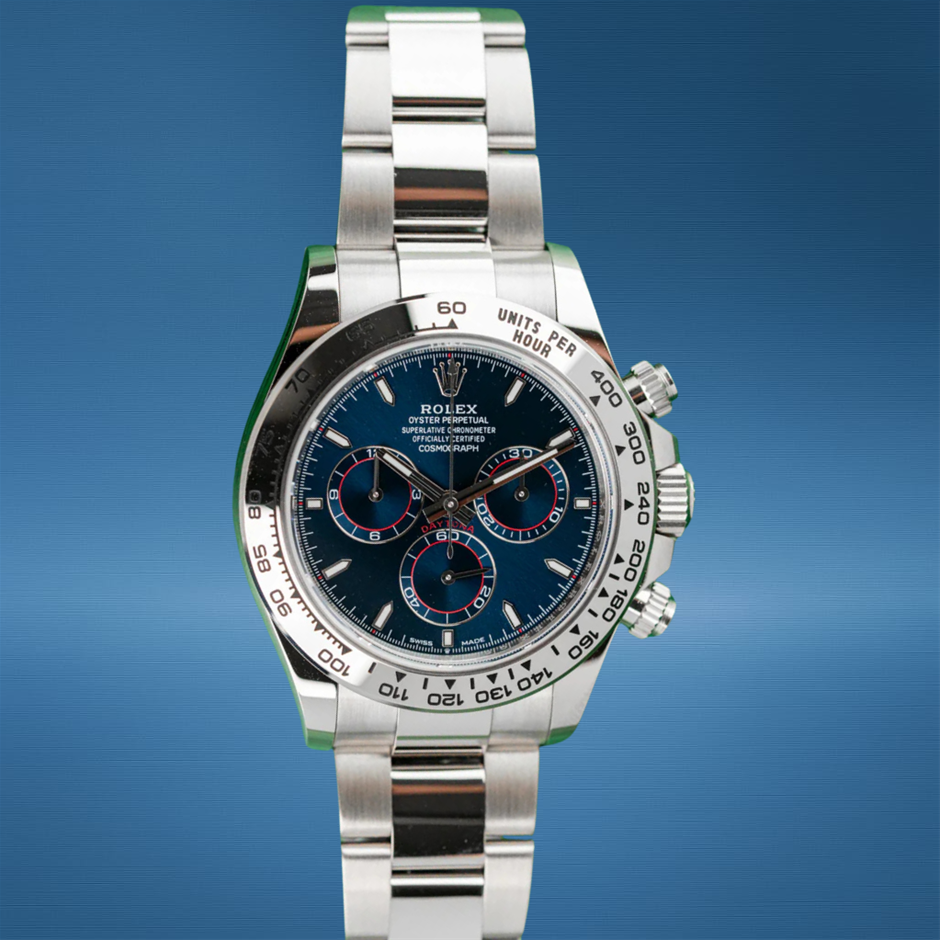 Rolex Cosmograph Daytona 126509 White Gold Blue Dial 2005 NEW Unworn ...