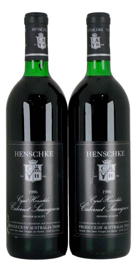 Henschke Cyril Cabernet Sauvignon 1986 (2x 750mL)