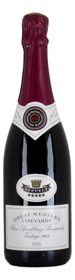 SEPPELT Great Western Show Sparkling Burgundy 1984 (1x 750mL) 5* Prov