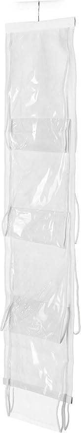2 x Whitmor Handbag File, Clear