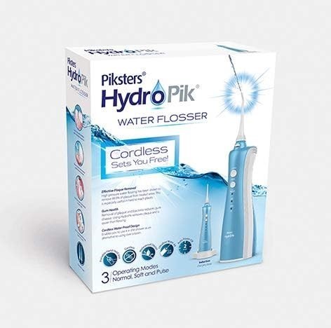 PIKSTERS HydroPik Water Flosser, Cordless, Blue.