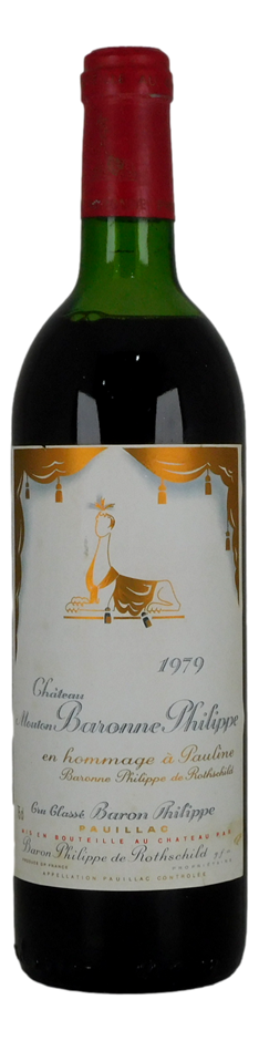 Château Mouton Baronne Philippe 1979 (1x 750mL), Bordeaux.