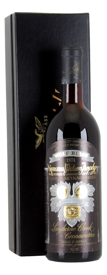 WOLF BLASS WINES Black Label 1974 (1x 750mL), South Australia. 5* Prov