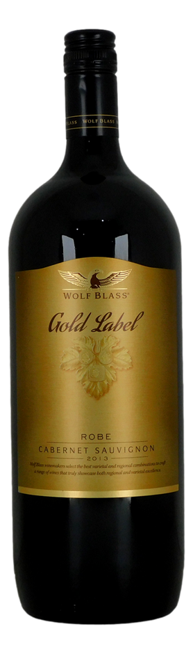 Wolf Blass Gold Label Cabernet Sauvignon 2013 (1x 1.5L), Barossa