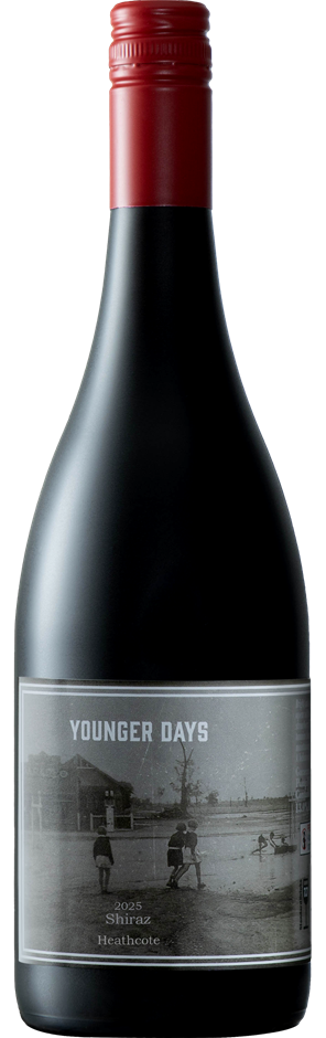 Younger Days Shiraz 2025 (12x 750mL), Heathcote, VIC.