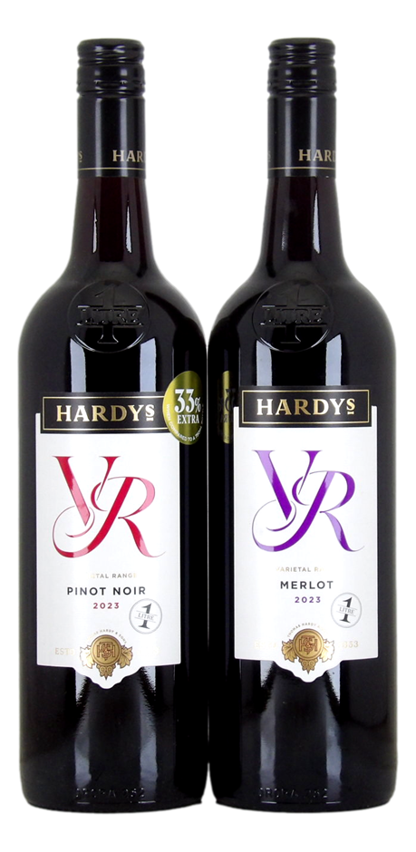 Mixed Hardys VR Red Wine 2023 Pack (6x 1L), SA. Auction (0069-10738973 ...