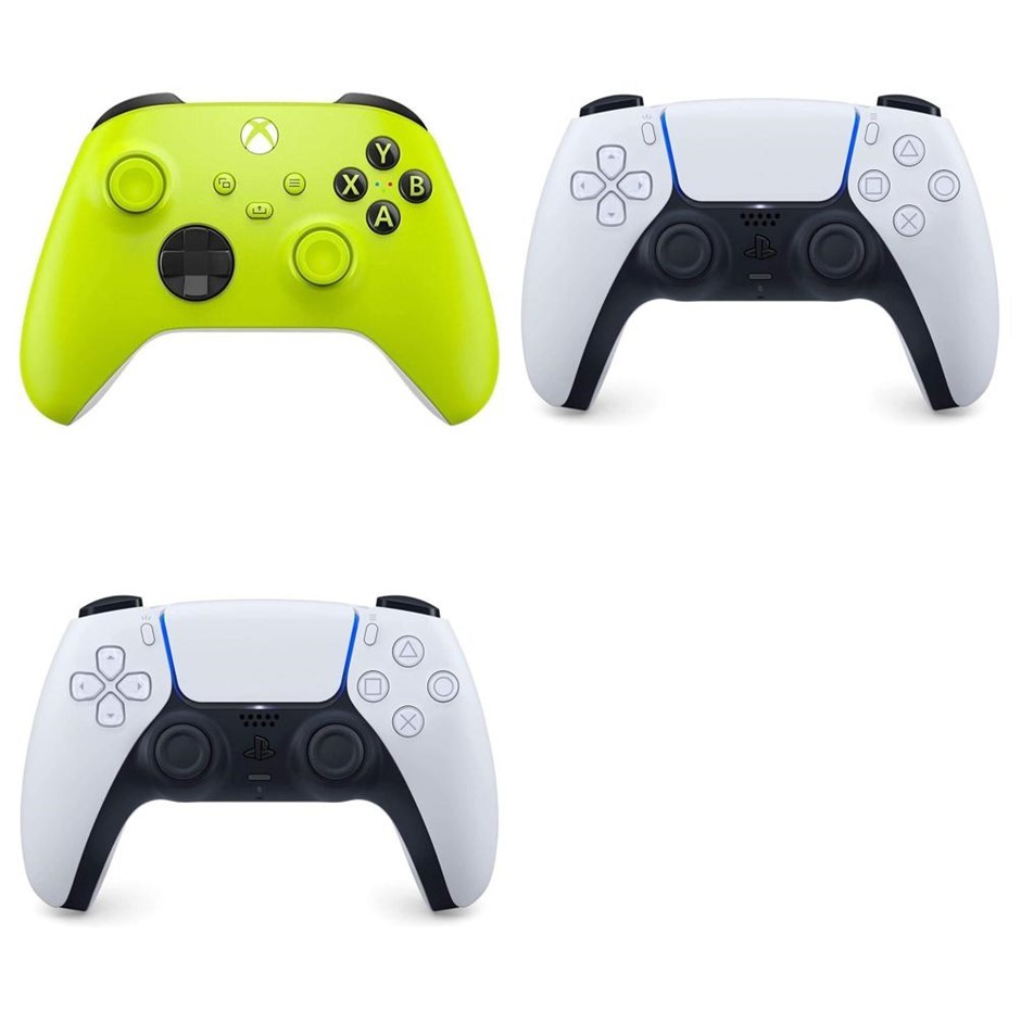 3 x Assorted Gaming Controllers. Incl: 2 x Sony DualSense Wireless Controll