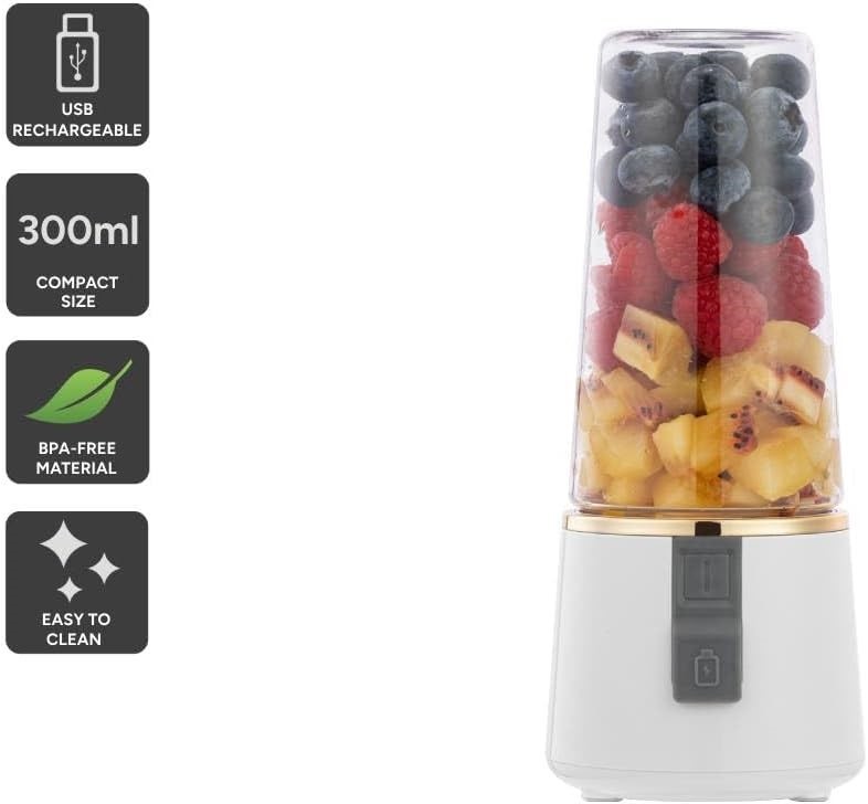 KOGAN Portable Blender, White.