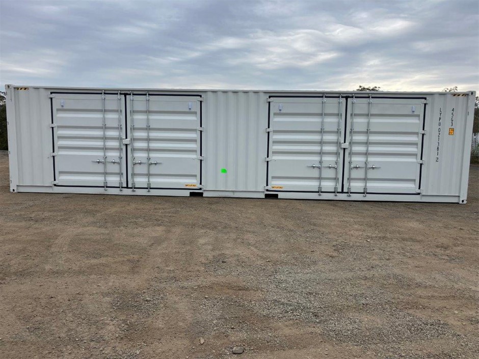 No Reserve 40ft 2 Door Container -Adelaide (Unused)