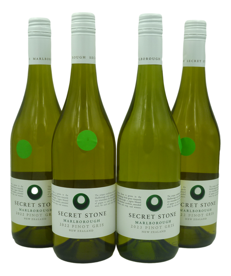 Secret Stone Pinot Gris 22/23 (4x 750mL), Marlborough
