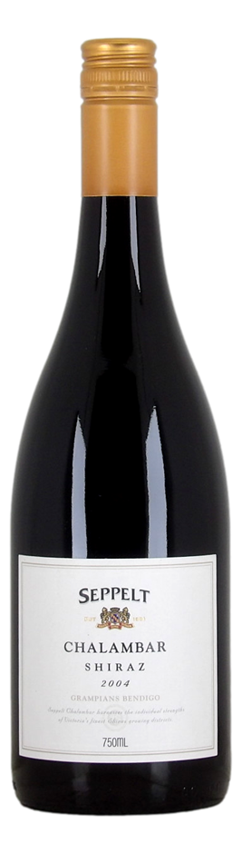 SEPPELT Chalambar Shiraz 2004 (6x 750mL), Victoria. 5* Prov
