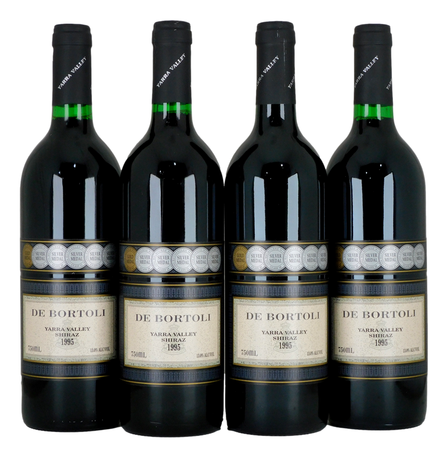 De Bortoli Yarra Valley Shiraz 1995 (4x 750mL), Yarra Valley.