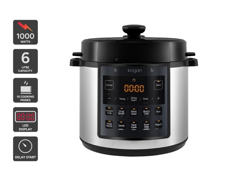 KOGAN 10-in-1 Multi Cooker, 6L.
