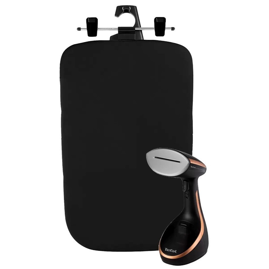 TEFAL Access Steam Care Handheld Garment Steamer, Black Gold, Model DT9120.