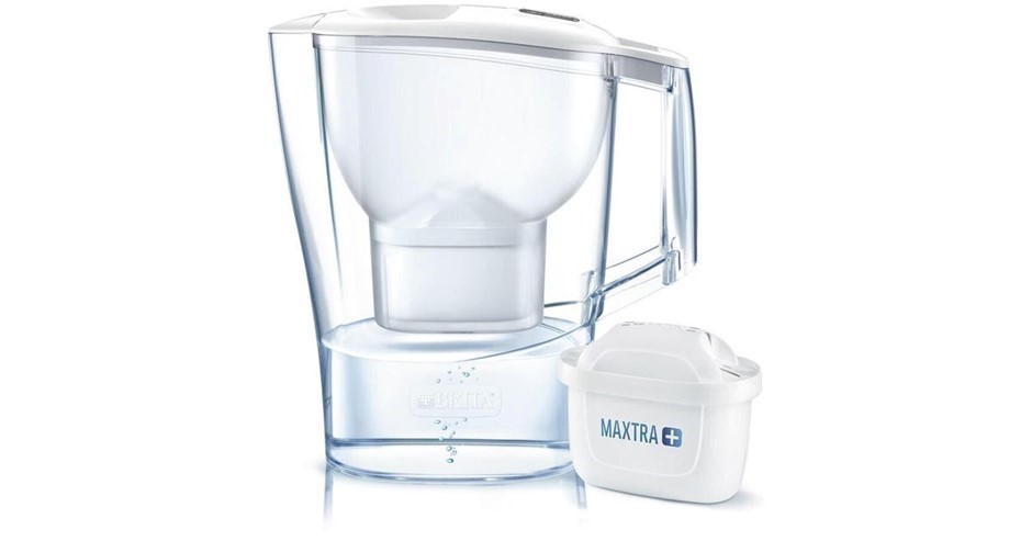 BRITA  Aluna Water Filter Jug XL 3.5L c/w 2 x Filter Cartridge.