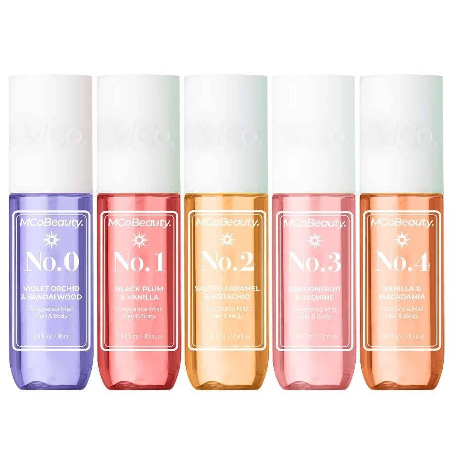 MCOBEAUTY Ultimate Fragrance Mist 5-Piece Collection Set.