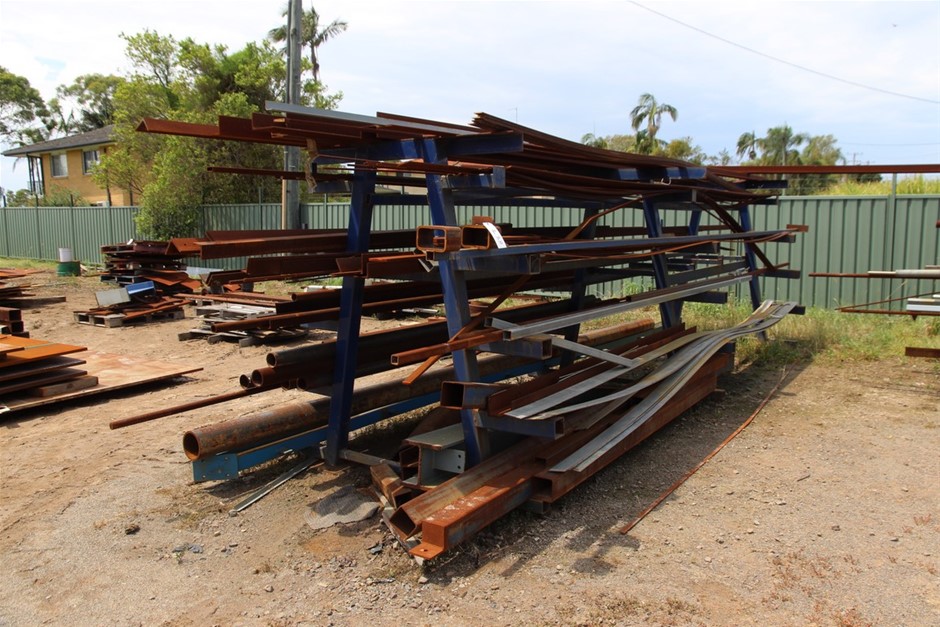 Dual Side Steel Rack & Contents Auction (0238-5061370) | Grays Australia