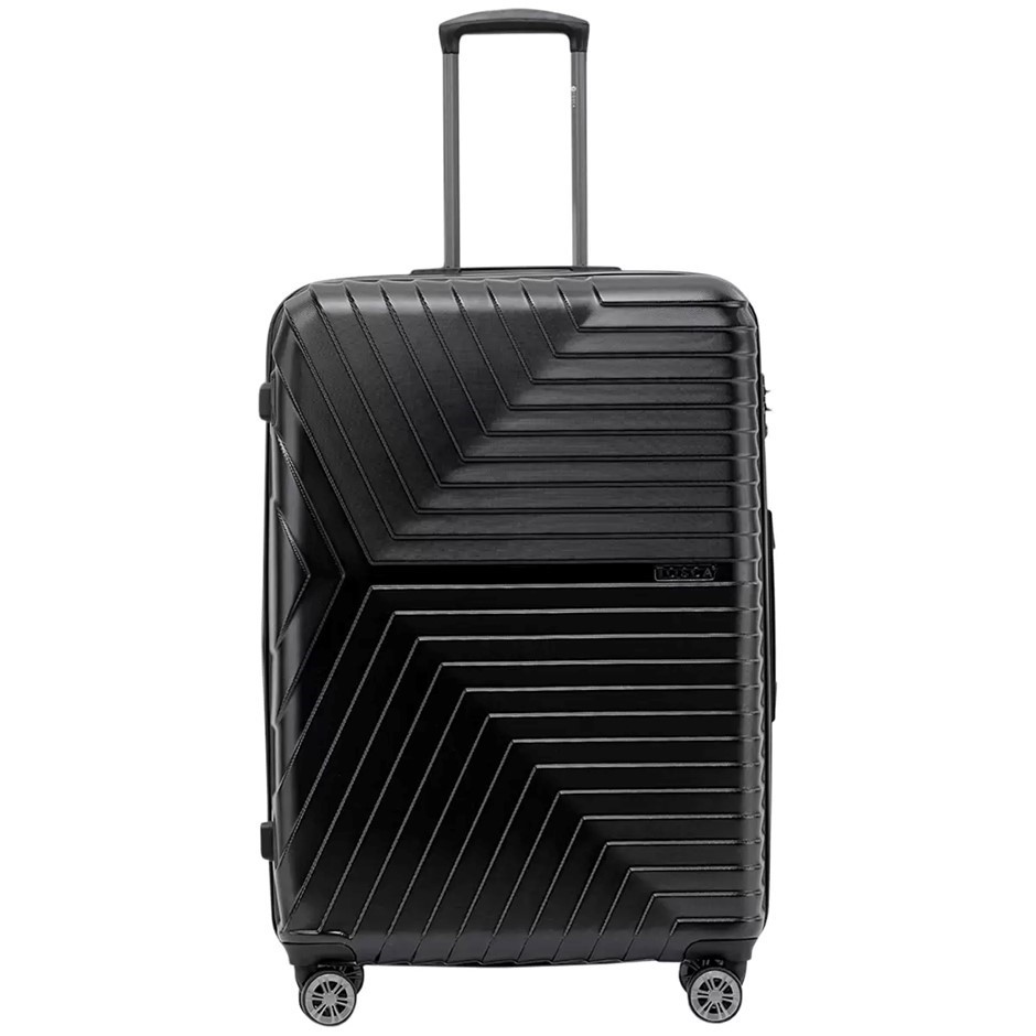 TOSCA Huston Hardside Luggage Suitcase, Black, Large 120L. NB: Minor use, n