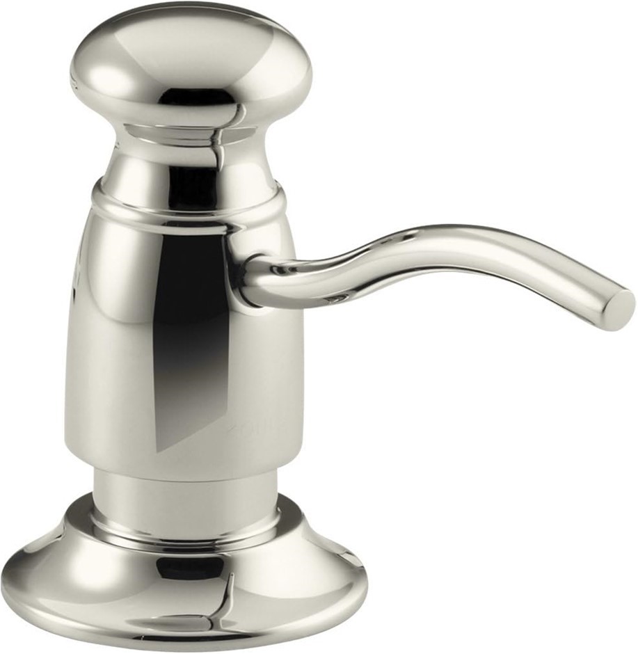 KOHLER K-1894-C-SN Soap or Lotion Dispenser, Polished Nickel.