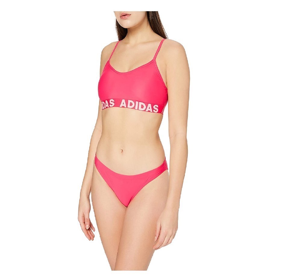 ADIDAS Womens 2pc BW Branded Bik Swimwear Set, Size AU 16, Pink.