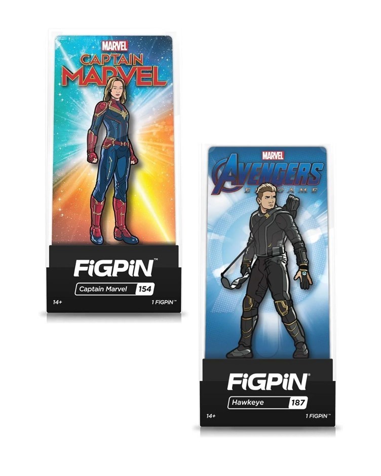 BUNDLE: CAPTAIN MARVEL: Captain Marvel FiGPiN + MARVEL: Avengers Endgame: H