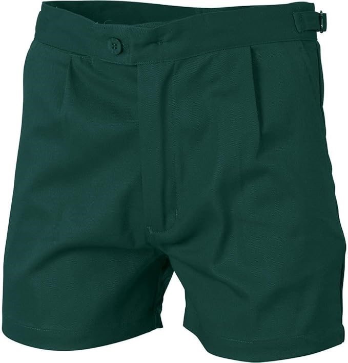TOMYEUS DNC Cotton Drill Utility Short, Size 132R, Bottle Green