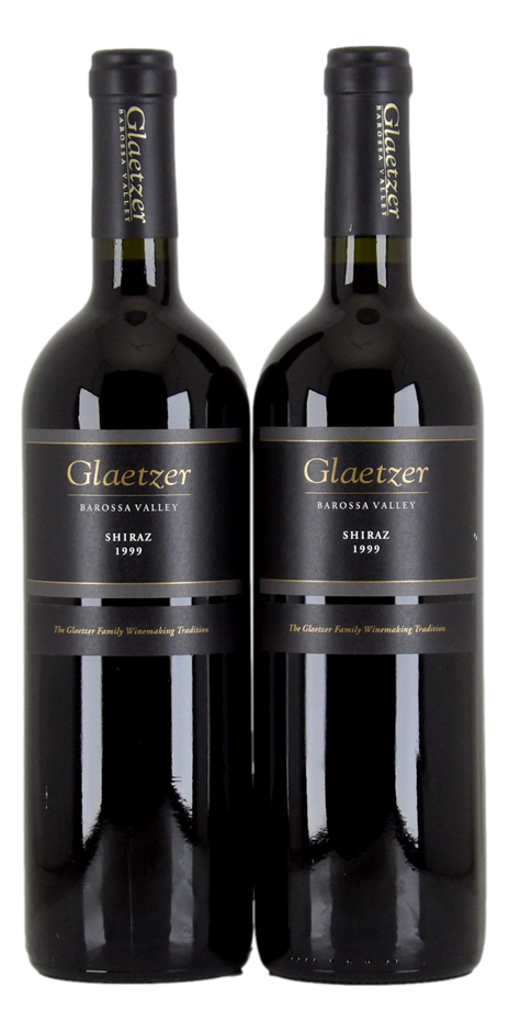 GLAETZER WINES Shiraz 1999 (2x 750mL), Barossa Valley. 5* Prov