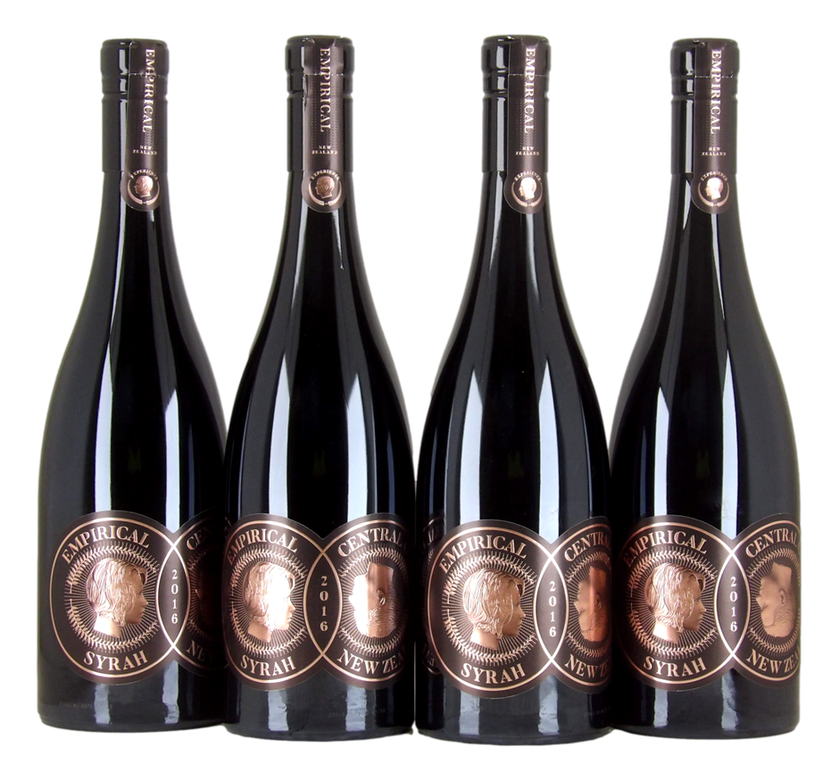 EMPIRICAL Syrah 2016 (4x 750mL), Central Otago. 5* Prov