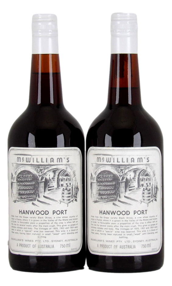 MCWILLIAM'S Hanwood 1959/62/64 Blend Tawny Port MV (2x 750mL). 5* Prov