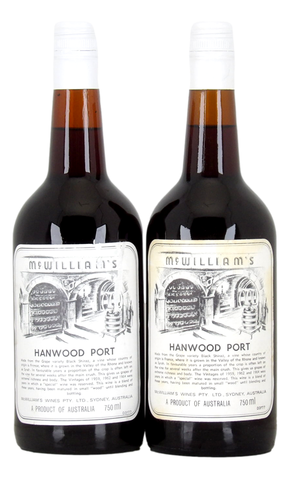 MCWILLIAM'S WINES Hanwood 1959/61/62 Blend Tawny Port MV (2x 750mL) 5* Prov
