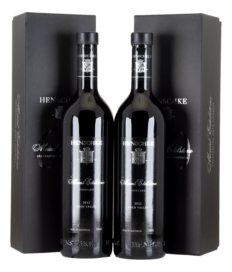 HENSCHKE Mount Edelstone Shiraz 2012 (2x 750mL), Eden Valley. 5* Prov