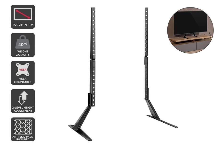 KOGAN Table Top TV Stand for 23" - 75" TVs
