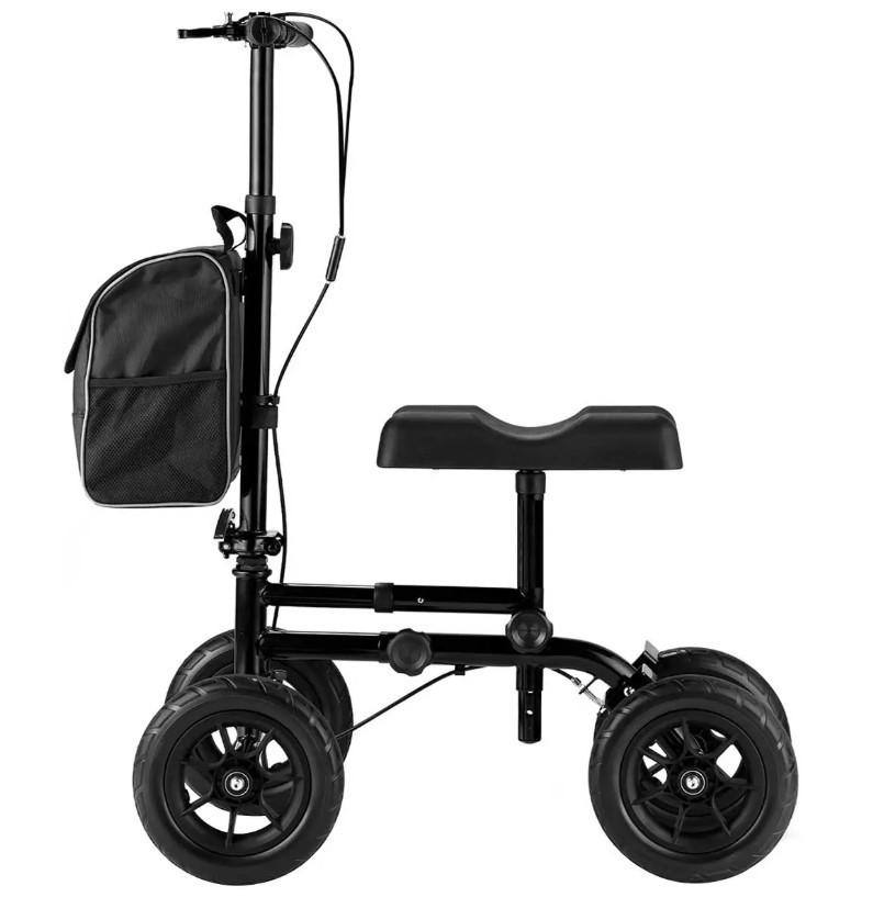 ALTUS All Terrain Knee Walker Scooter with 10 Inch Wheels, Black. NB: not i