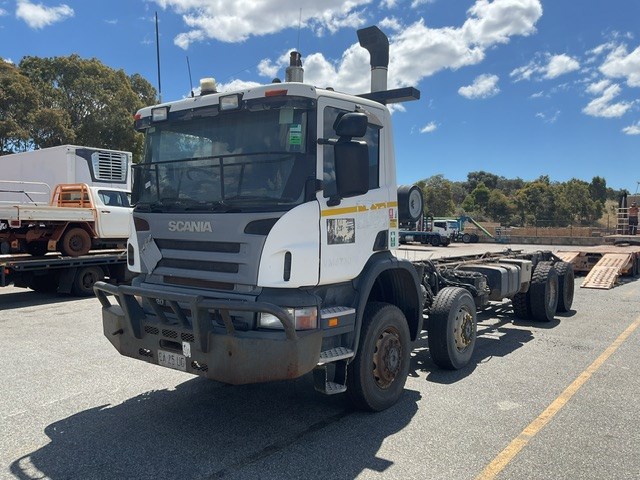 2007 Scania  P20 8 x 8 Cab Chassis Truck