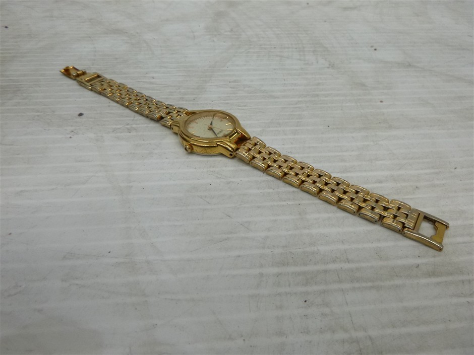 Seiko V701-2D60 Gold Stainless Steel Quartz Analogue Watch For Women