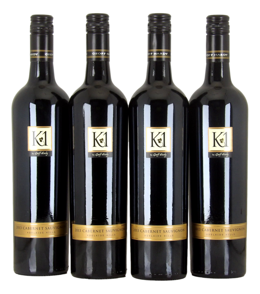 Geoff Hardy K1 Cabernet Sauvignon 2013 (4x 750mL), Adelaide Hills.