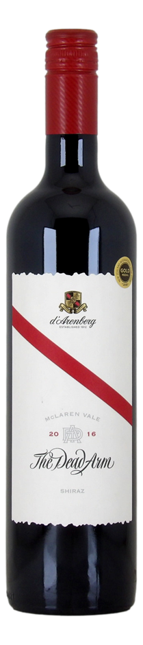 d'Arenberg The Dead Arm Shiraz 2016 (1x 750mL). SA