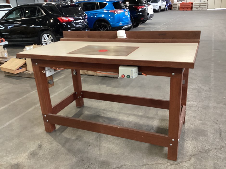 Custom Spindle/Router Work Bench Auction (0006-8021443) | Grays Australia