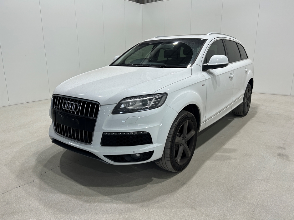 2013 Audi Q7 3.0 TDI quattro S Line 4L T/D Auto 8 Speed 7 Seats Wagon