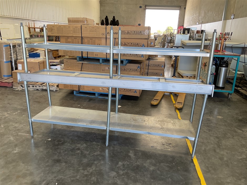 <p>Stainless Steel Benches x 2</p>