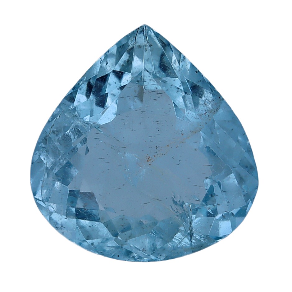 7.89 Carats Blue Aquamarine